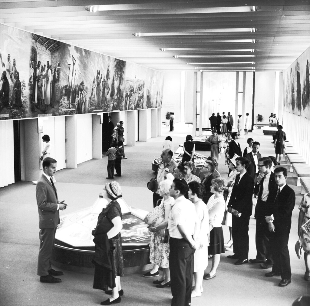 Exhibits Mormon Pavilion NY World's fair 1964 CHL MS 22200