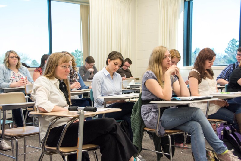 The first day of school for the Spring 2015 semester.