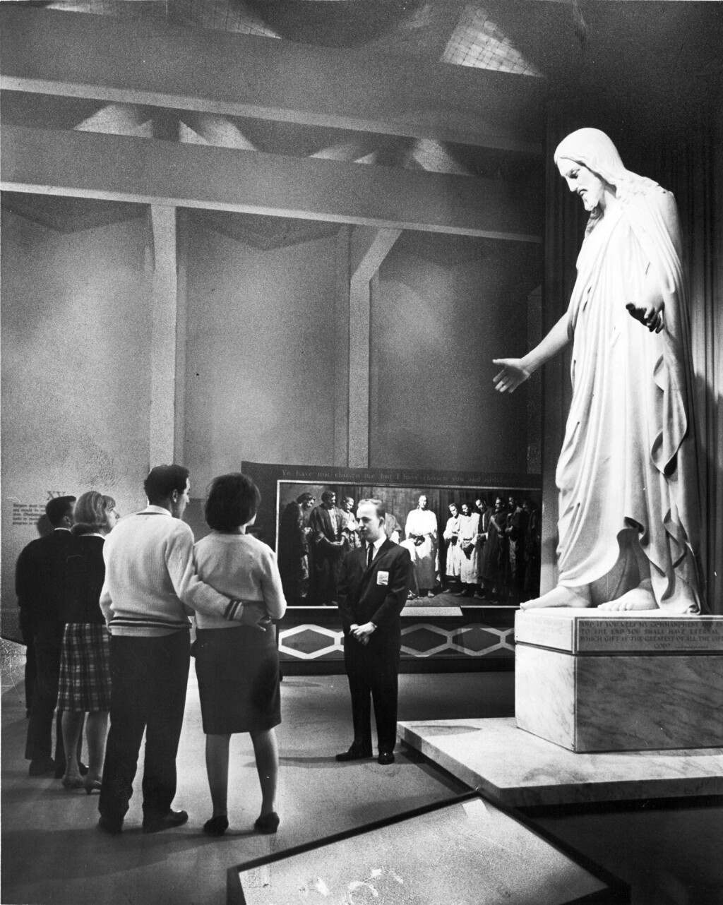Christus exhibit Mormon Pavillion NY World's Fair CHL MS 22200