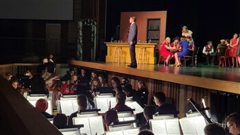 Orchestra performing