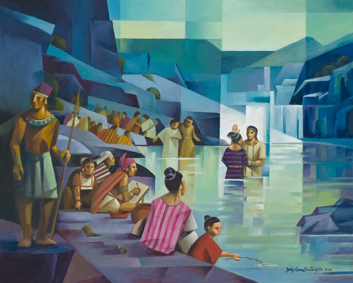 The Waters of Mormon, Oil, 2019