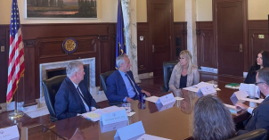 Superintendent Debbie Critchfield meeting with U.S. Health and Human Services Secretary Robert F. Kennedy Jr., Governor Brad Little
