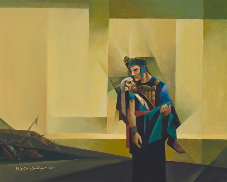 My Father Also Was Killed, Oil, 2019