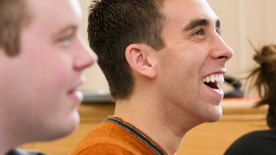 students smiling