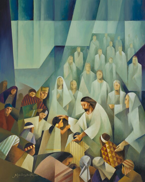 The Blessing of the Children in the Americas, Oil, 2019