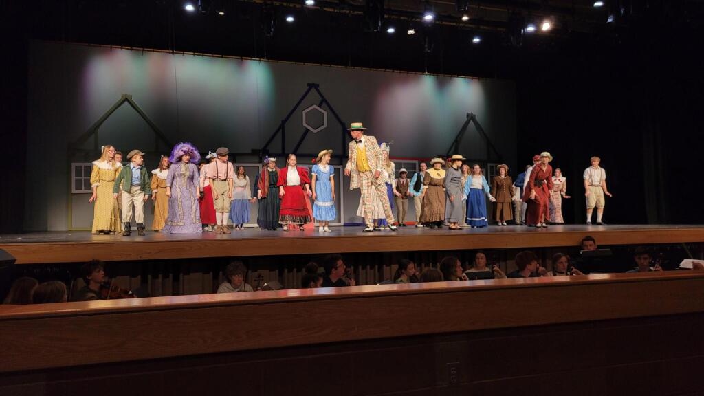 Actors on stage