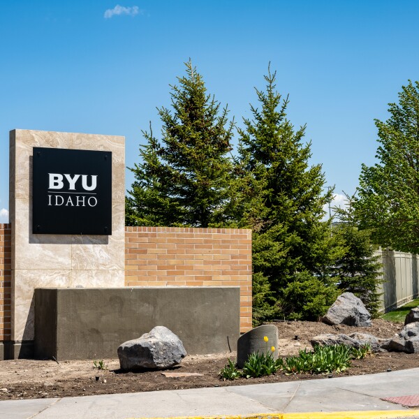 BYU-Idaho Sign - May 2021