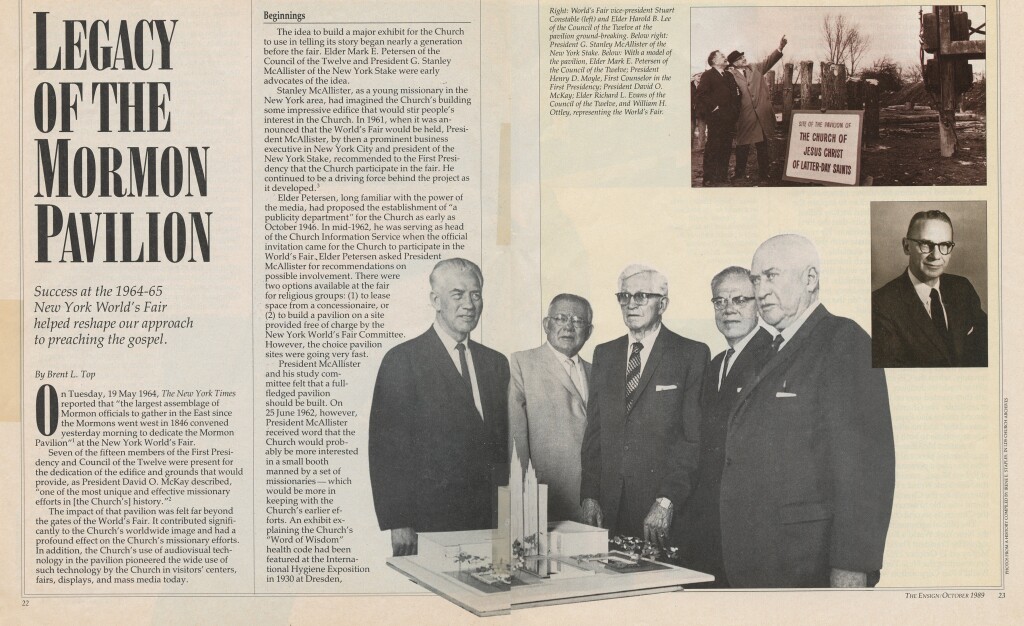 The Legacy of the Mormon Pavilion pg22