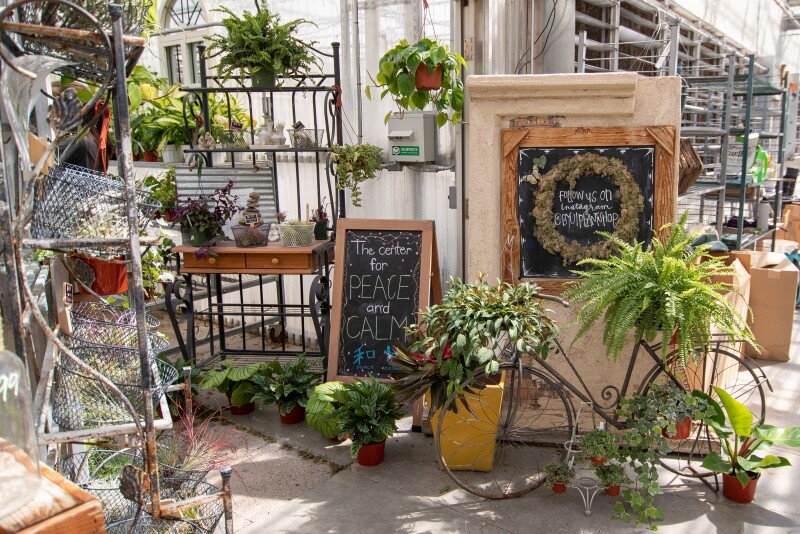 A depiction of the BYU-Idaho Plant Shop August 2023