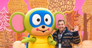 On set of Yo Gabba GabbaLand!