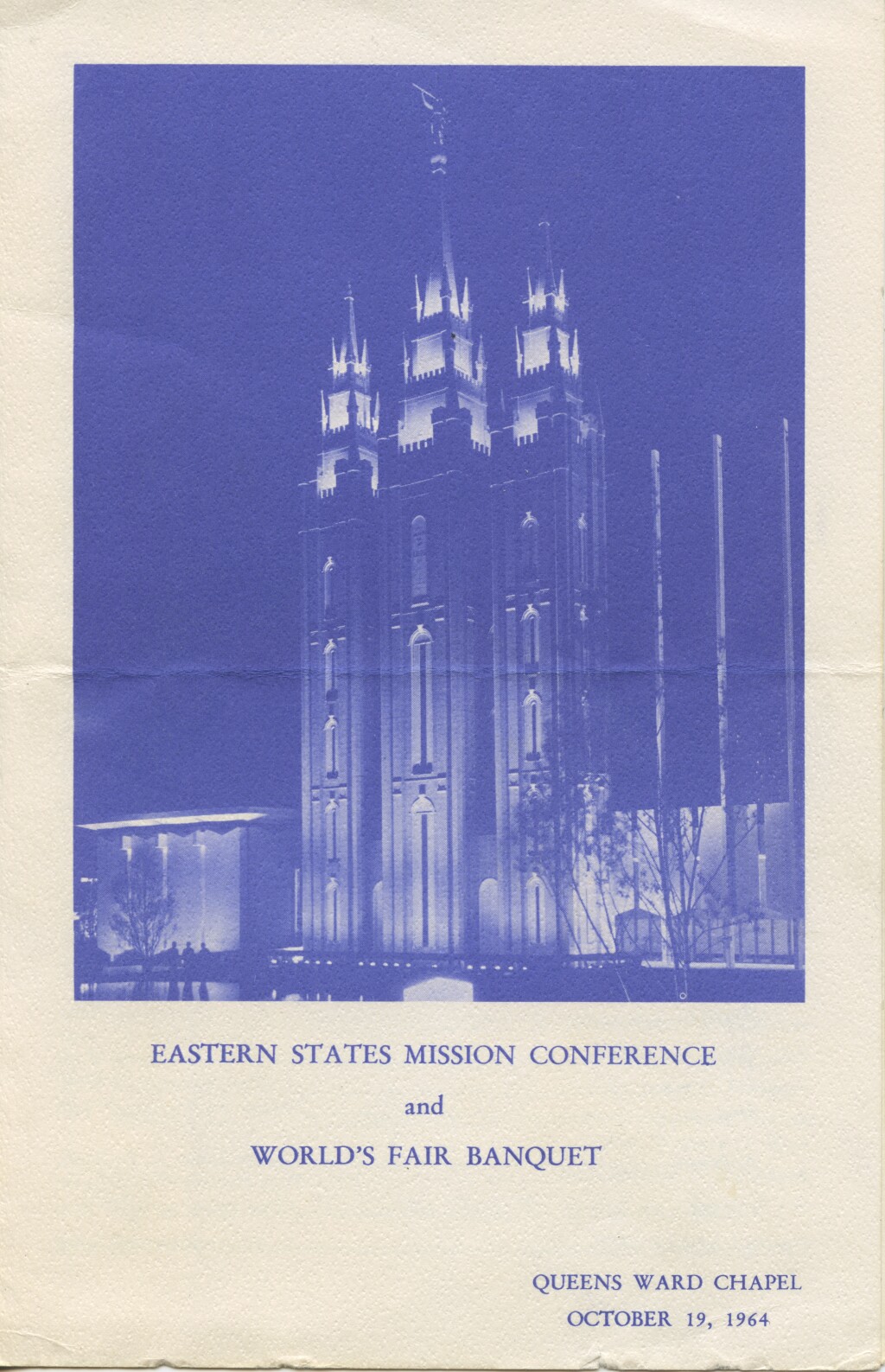 Mission Conference and World_s Fair Banquet Program