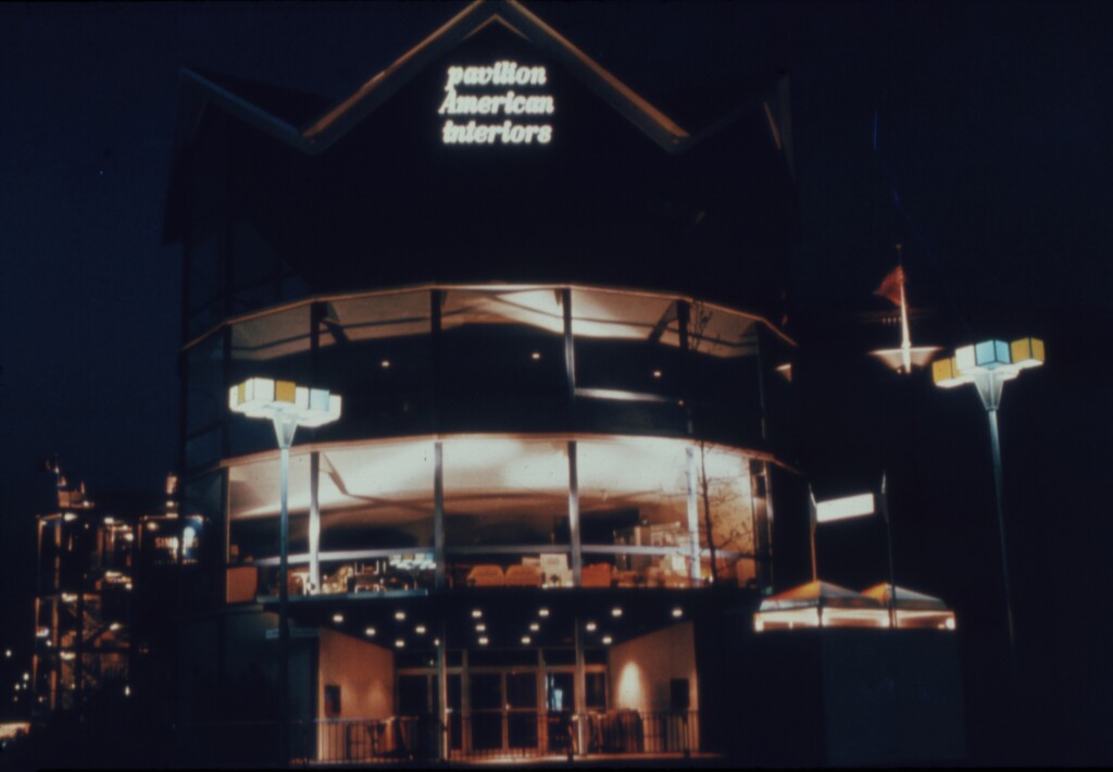 Pavilion of American Interiors - Night