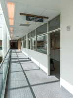 View from outside the Dean of Students Office.