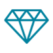 Icon of a clear gem