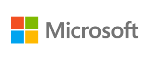 A logo for Microsoft.