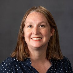 A portrait photo of Julie Slagle