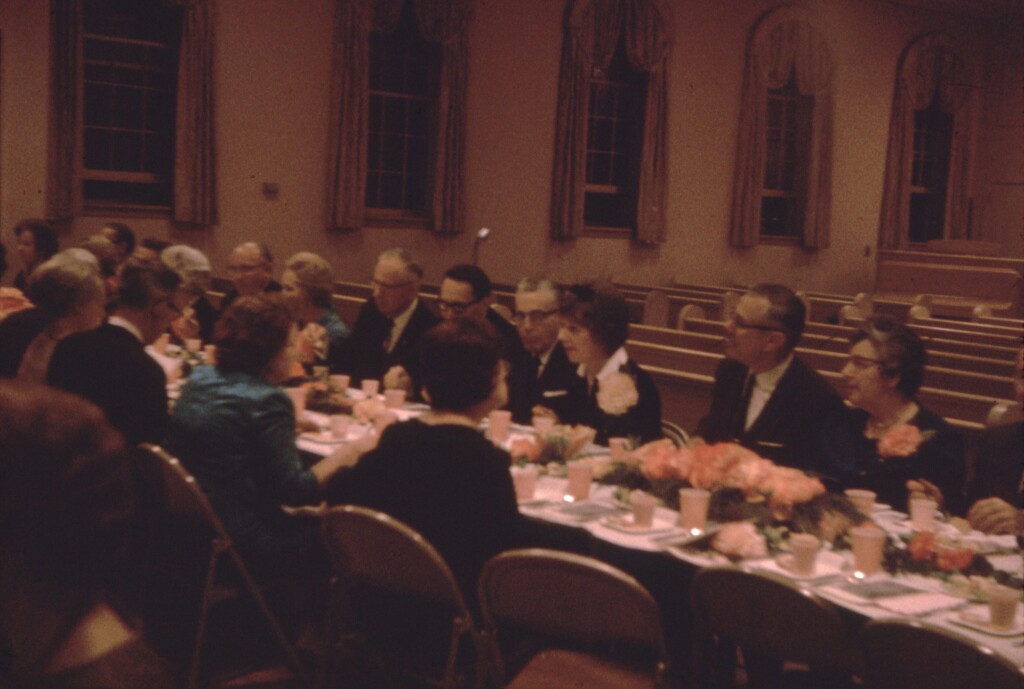 All Mission Pavilion Banquet, Queens Ward. Head Table with Dignitaries