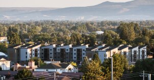 looking over the city of Rexburg