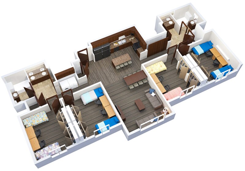 4 bedroom floor plan
