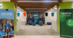New student support center in the MC center